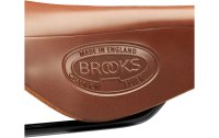 BROOKS Fahrradsattel Flyer, Honigbraun