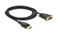 Delock Kabel DisplayPort – DVI-D, 2m 4K/30Hz, passiv