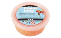 Creativ Company Modelliermasse Foam Clay 35 g Glitzer Orange