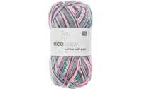 Rico Design Wolle Baby Cotton Soft Print 50 g, Rosa;...