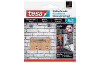 tesa Klebeschraube 5 kg für Mauern + Stein, rechteckig