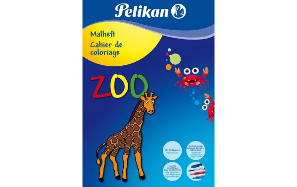 Pelikan Malbuch Zoo A4