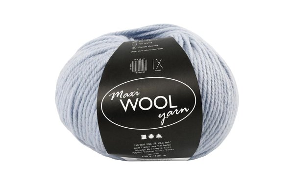 Creativ Company Wolle 100 g Hellblau