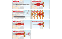 Tox-Dübel Dübel Monteur Multi Tri & Barracuda 336 Stück