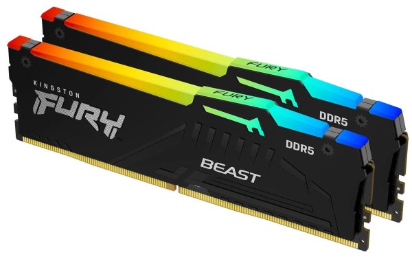 Kingston DDR5-RAM FURY Beast RGB 5200 MHz 2x 8 GB