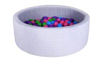 Knorrtoys Bällebad Soft – Cosy geo grey 300 balls softcolor