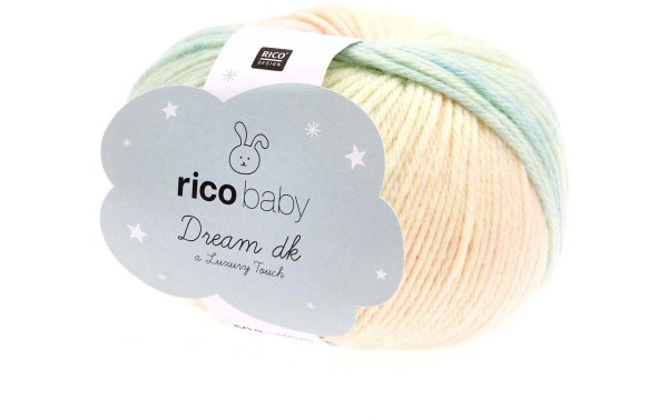 Rico Design Wolle Baby Dream dk 50 g, Hellgelb; Hellgrün