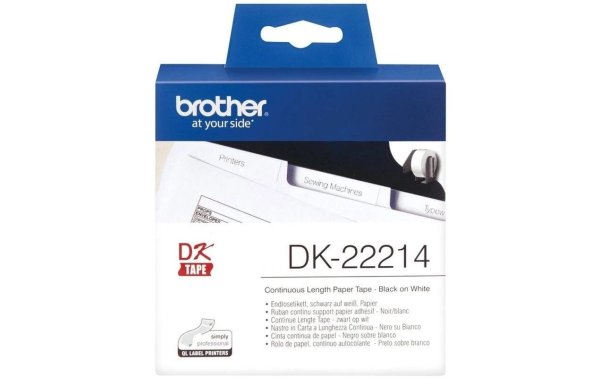 Brother Etikettenrolle DK-22214 Thermo Direct 12 mm x 30.48 m