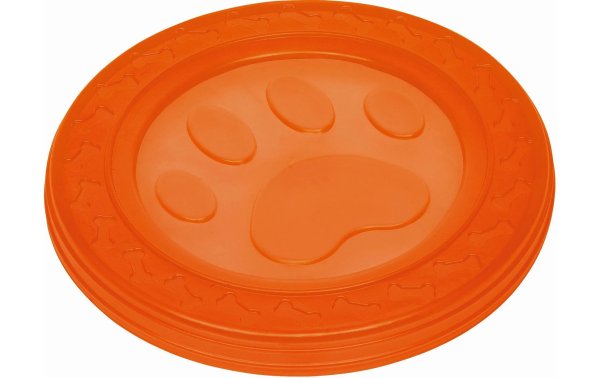 Nobby Hunde-Spielzeug Fly-Disc Paw, Ø 22 cm, Orange