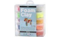 Creativ Company Modellier-Set Foam Clay Basic Mehrfarbig
