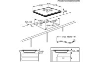 Electrolux Induktionskochfeld GK58TSIPO Flächenbündig/Aufliegend