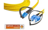 Lightwin LWL-Patchkabel LC-SC, Singlemode, Duplex, 10 m