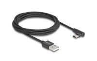 Delock USB 2.0-Kabel USB A - USB C gewinkelt 2 m