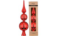 INGES CHRISTMAS DECOR Baumspitze Merry Red 31 cm, Rot