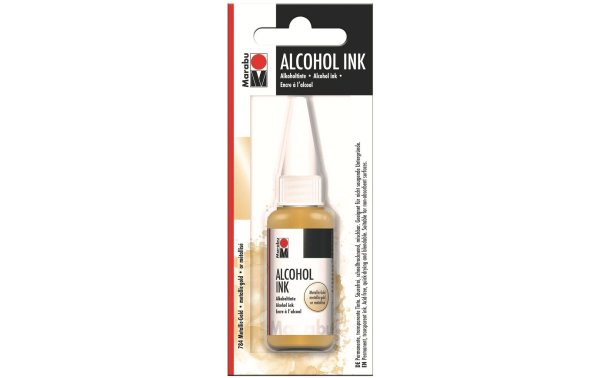 Marabu Alkoholtinte Ink Metallic Gold, 20 ml