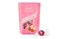 Lindt Schokoladen-Pralinen Lindor Kugeln Weiss Erdbeer 200 g