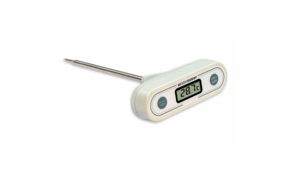 TFA Dostmann Thermometer Digital, T-Form, Weiss