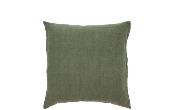 Södahl Kissen Linen 50 cm x 50 cm, Olivgrün