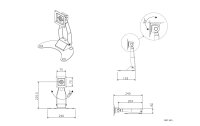 Multibrackets Standfuss für Halterung 0341