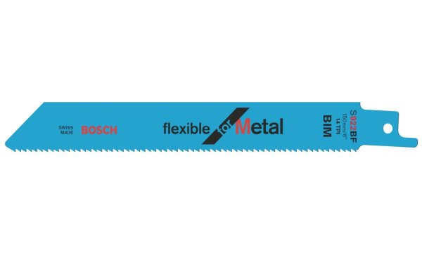 Bosch Professional Säbelsägeblatt S 922 BF Flexible for Metal, 100 Stück