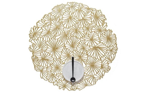 Chilewich Tischset Daisy Ø 38 cm, Gold