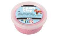 Creativ Company Modelliermasse Foam Clay 35 g Glitzer Rosa