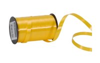 Spyk Kräuselband Poly Glatt 7 mm x 20 m, Gelb