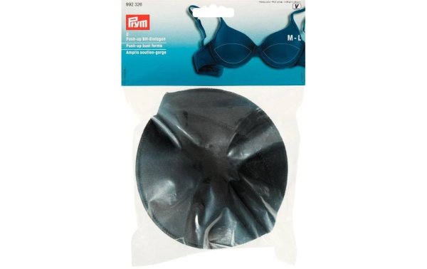 Prym BH-Zubehör Einlagen One Size, Schwarz