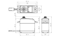 Savöx Standard Servo SC-0254MG+ 7.2 kg Digital