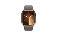 Apple Watch Series 9 41 mm LTE Gold Sport Tonbraun S/M