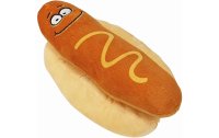 Nobby Hunde-Spielzeug Happy Food Hot Dog, 20 cm, Gelb