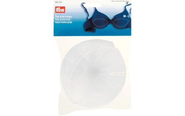 Prym BH-Zubehör Einlagen One Size, Weiss