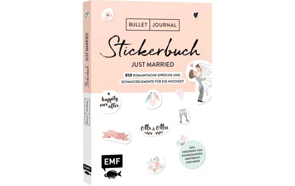EMF Stickerbuch Just Married 850 Stück