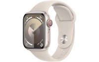 Apple Watch Series 9 41 mm LTE Alu Polarstern Sport S/M