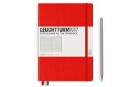 Leuchtturm Notizbuch Medium A5, Liniert, 2-teilig, Rot
