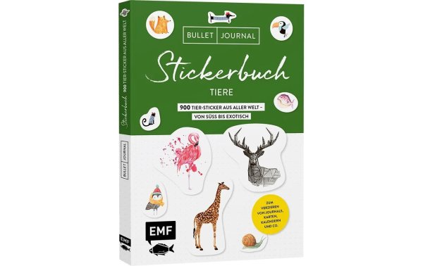 EMF Stickerbuch Tiere 800 Stück