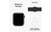 Apple Watch Series 9 41 mm LTE Graphit Sport Mitternacht M/L