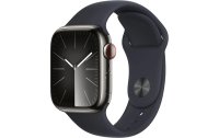 Apple Watch Series 9 41 mm LTE Graphit Sport Mitternacht S/M