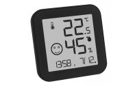 TFA Dostmann Thermo-/Hygrometer Digital, Black & White, Schwarz