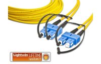 Lightwin LWL-Patchkabel SC-SC, Singlemode, Duplex, 2 m