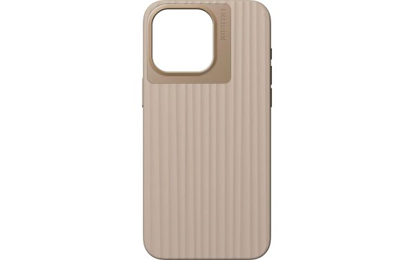 Nudient Back Cover Bold Case iPhone 15 Pro Max Linen Beige