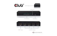 Club 3D 4-Port Signalsplitter HDMI 2.0 UHD Splitter 4 Port