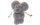 Nobby Katzen-Spielzeug Elefant, 20 cm, Grau