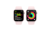 Apple Watch Series 9 45 mm LTE Alu Pink Sport Hellrosa S/M