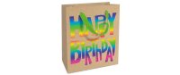 Braun + Company Geschenktasche Rainbow Birthday 18 x 21 x...