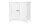 VASAGLE Waschbeckenunterschrank mit Doppeltür 60 x 60 cm, Weiss