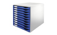 Leitz Schubladenbox Formular-Set 10 Schubladen, Blau