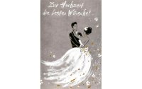 ABC Hochzeitskarte Brautpaar