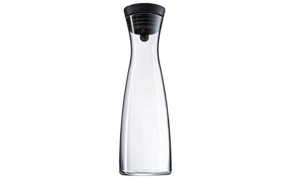 WMF Karaffe Basic 1 l, Schwarz/Transparent