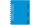 Adoc Notizheft Pap-Ex Colorline A4, kariert, Blau-transparent
